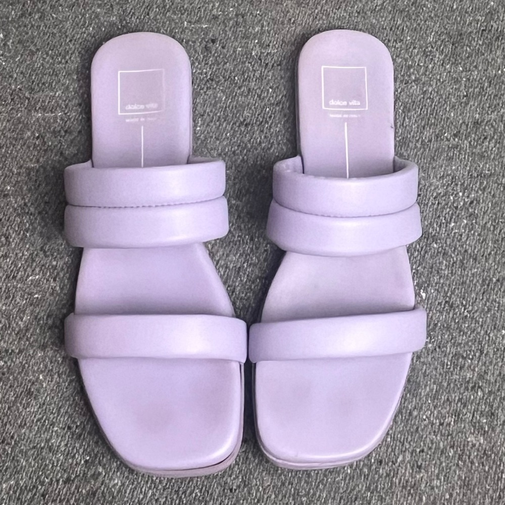 Dolce Vida Adore Slide leather sandals